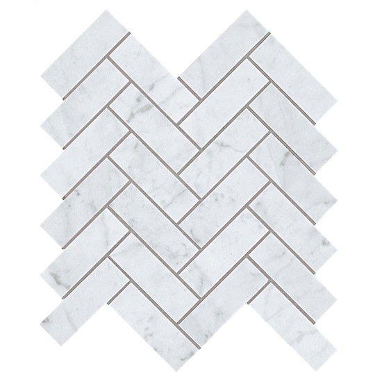 Eon Carrara Marble Look Tile White 12x24