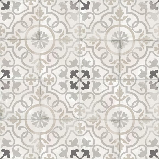Nola Layfayette Cement Trendy Look Tile 8x8 Patterned