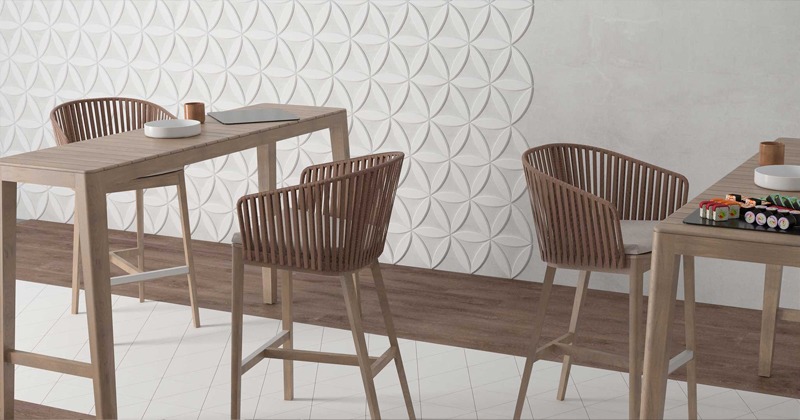 Commercial Restaurant Tile Inspiration by WOW Design
